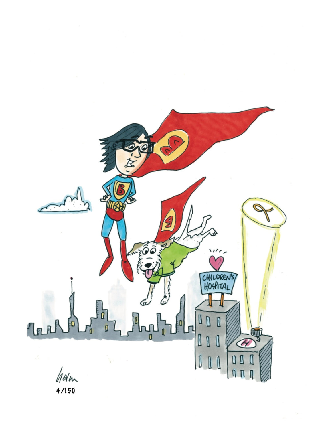 Super Benji and Deke Limited Edition Print