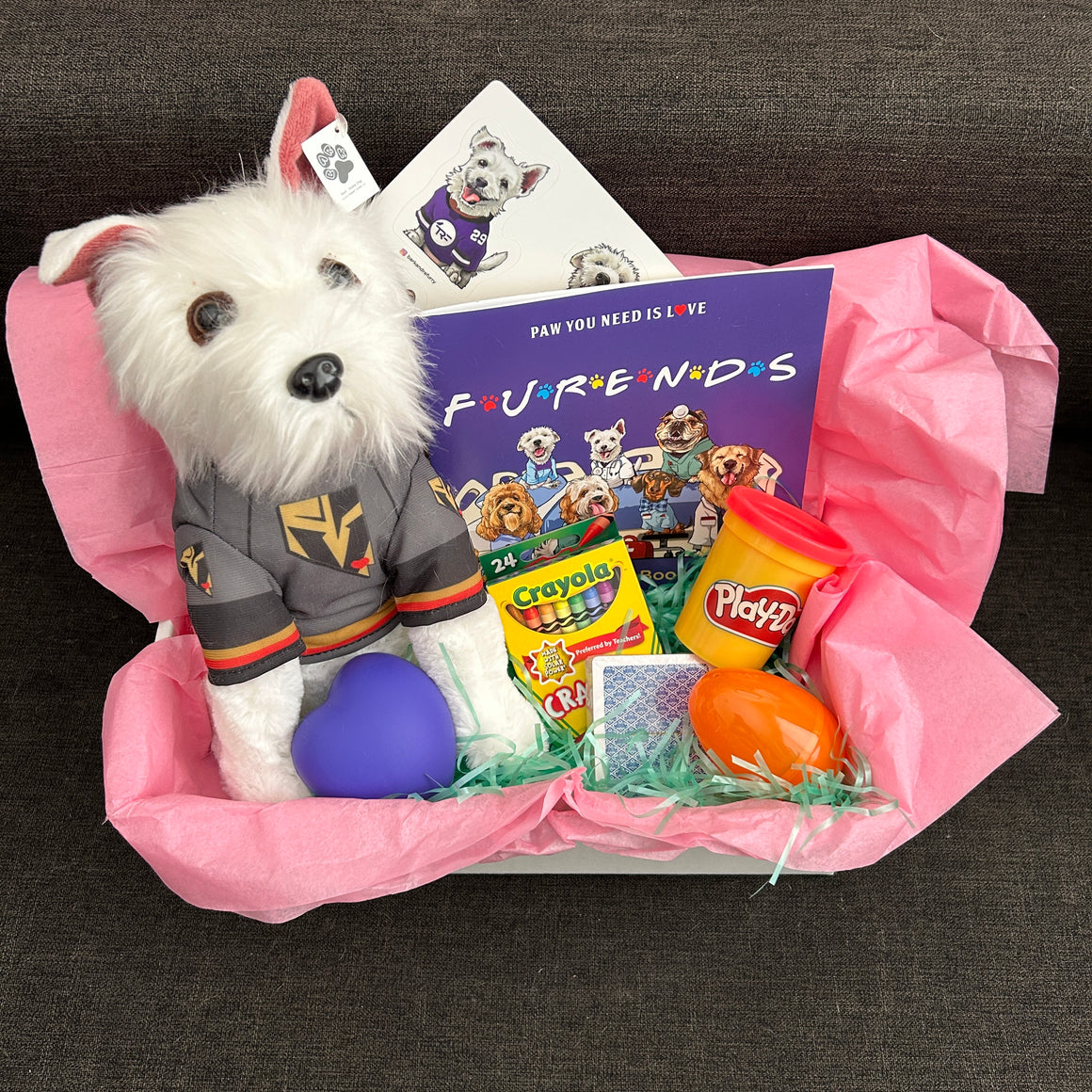 Sponsor an Easter Pawliday Box for a hospitalized child.
