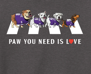 TRF - Sponsor a T-Shirt for a pediatric cancer patient. "PAW YOU NEED IS LOVE"