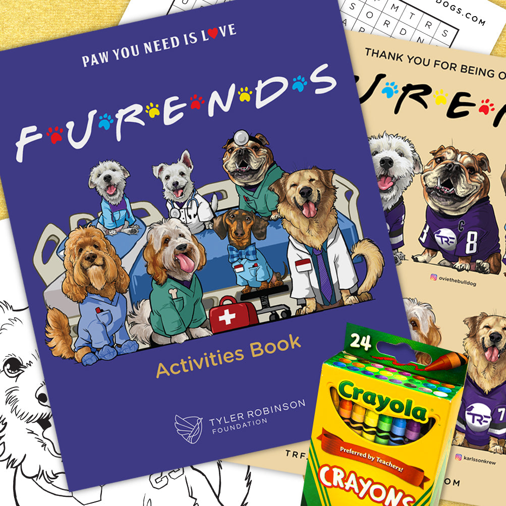 Sponsor a TRF "FURENDS" Coloring & Activities Book